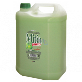 Mitia Family Green Apple tekuté mýdlo náhradní náplň 5 l