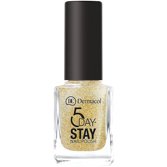 Dermacol 5 Day Stay Dlouhotrvající lak na nehty 14 Gold Tiara 11 ml