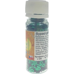 Art e Miss Sypací glitr pro dekorativní použití Zelená kolečka 14 ml