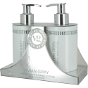 Vivian Gray Crystal White krémové mýdlo na ruce 250 ml + mléko na ruce 250 ml, kosmetická sada