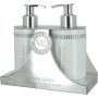 Vivian Gray Crystal White krémové mýdlo na ruce 250 ml + mléko na ruce 250 ml, kosmetická sada