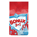 Bonux White Polar Ice Fresh 3v1 prací prášek na bílé prádlo 80 dávek 6 kg