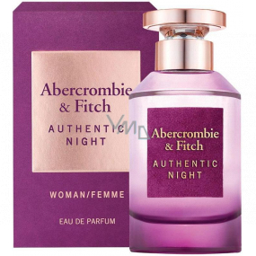 Abercrombie & Fitch Authentic Night Woman parfémovaná voda pro ženy 50 ml