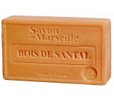 NeoCos Santalové dřevo přírodní, bio, z Provence, Marseillské mýdlo s mandlovým olejem 125 g