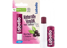 Labello Naturally Vegan Acai Berry & Shea Butter balzám na rty 4,8 g