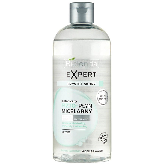 Bielenda Clean Skin Expert detoxikační micelární voda pro normální pleť 400 ml