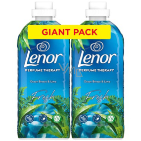 Lenor Perfume Therapy Ocean Breeze & Lime aviváž 2 x 1200 ml, duopack