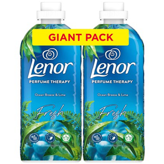 Lenor Perfume Therapy Ocean Breeze & Lime aviváž 2 x 1200 ml, duopack