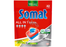 Somat All in 1 Lemon & Lime tablety do myčky 42 kusů