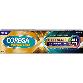 Corega Power Max Ultimate All in One krém na fixaci zubních náhrad, 40 g