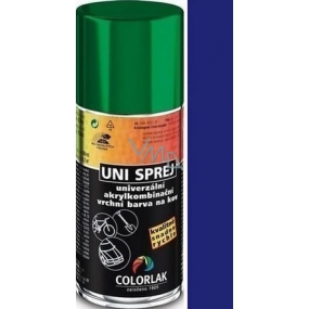Colorlak Uni univerzální akrylkombinační barva sprej C4625 Modrá námořní 160 ml