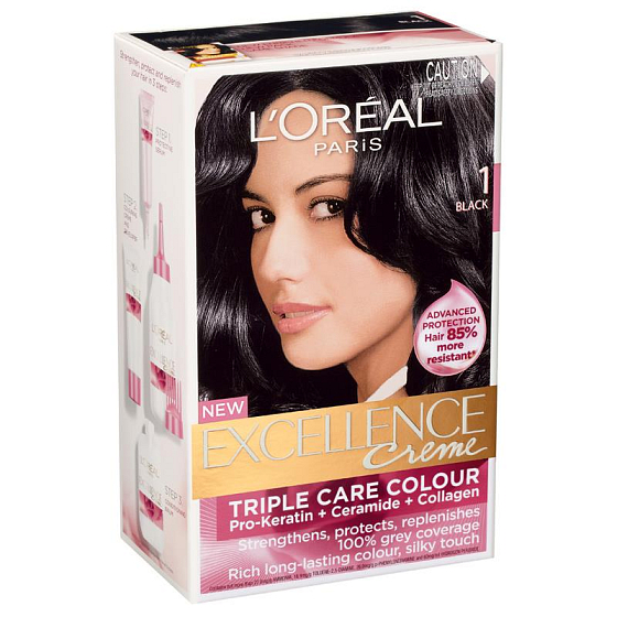 Loreal Paris Excellence Creme barva na vlasy 1 černá