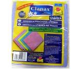 Clanax Univerzální utěrka viskóza netkaná 34x38 cm, 5 kusů