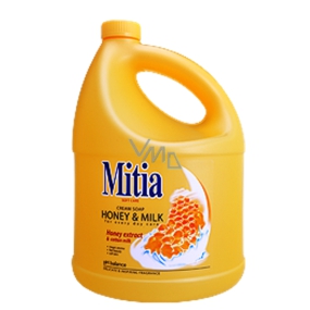 Mitia Honey & Milk tekuté mýdlo 5 l