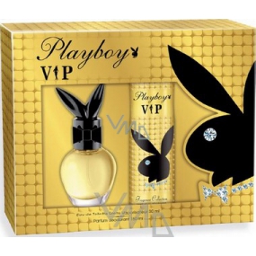 Playboy Vip for Her toaletní voda 30 ml + tělové mléko 150 ml, dárková sada