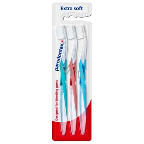 Parodontax Extra Soft extra měkký zubní kartáček na krvácející dásně 3 kusy