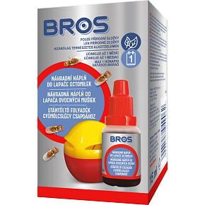 Bros Jablíčko lapač octomilek náhradní náplň, 15 ml Bros Jablíčko lapač octomilek náhradní náplň, 15 ml