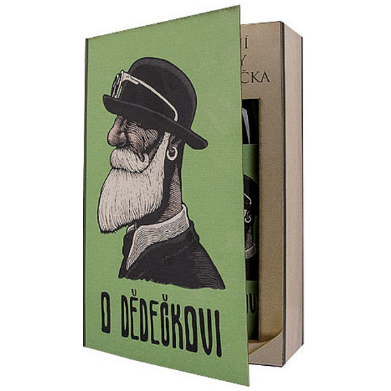 Bohemia Gifts Pohádka o dědečkovi sprchový gel 250 ml + olejová lázeň 200 ml (s příjemnou citrusovou vůní), kniha kosmetická sada