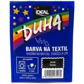 Duha Barva na textil číslo 17 černá 15 g