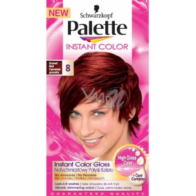 Schwarzkopf Palette Instant Color postupně smývatelná barva na vlasy 8 Granátově červený 25 ml