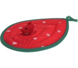 Kuchyňská chňapka Slepička s poutkem 18,5 x 13,5 cm