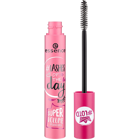 Essence Lashes Of The Day Super Volume řasenka Black 12 ml