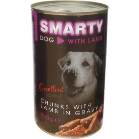 Smarty Chunks Dog s jehněčím kompletní krmivo pro psy 1240 g