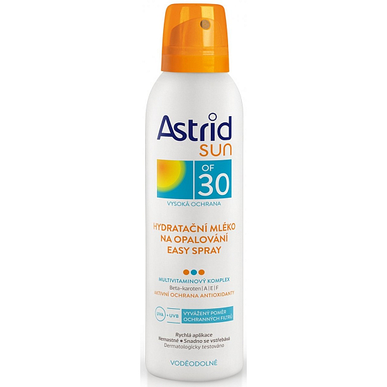 Astrid Sun Easy OF30 hydratační mléko na opalování sprej 150 ml