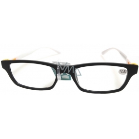 Berkeley Čtecí dioptrické brýle +2,5 černé bílé stranice 1 kus MC2 MC2151