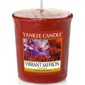 Yankee Candle Vibrant Saffron - Živoucí šafrán vonná svíčka votivní 49 g