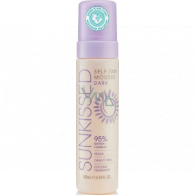 Sunkissed Self Tan Mousse samoopalovací pěna Dark 200 ml