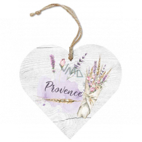Bohemia Gifts Dřevěné vonítko do prádla srdce Provence 7,5 cm