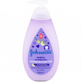 Johnson & Johnson Baby Bedtime mycí gel na dobrou noc pro děti 500 ml