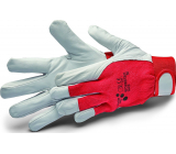 Schuller Eh klar WorkStar Race rukavice pracovní z nejjemnější hladké kozí kůže, bavlněný hřbet, velikost L/9