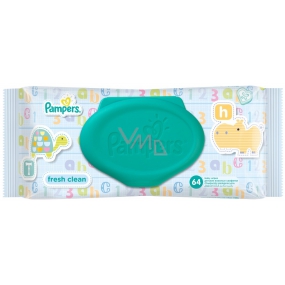 Pampers Fresh Clean vlhčené ubrousky pro děti 64 kusů