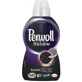 Perwoll Renew Black prací gel navrací intenzivní černou barvu, obnovuje vlákna 18 dávek 990 ml