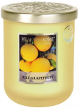 Heart & Home Bílý grapefruit Sojová vonná svíčka velká hoří až 75 hodin 320 g