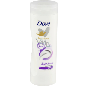 Dove Night Renew tělové sérum s vůní fialky a růžového ibišku 400 ml