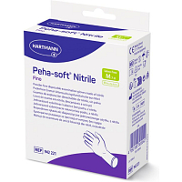Peha-soft Nitril Jednorázové ochranné rukavice velikost M, 10 ks