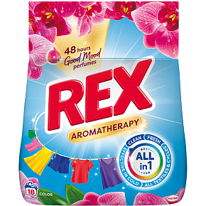Rex Aromatherapy Orchid prací prášek, 18 praní