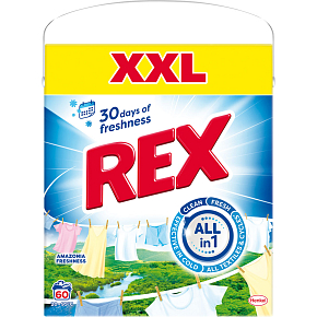 Rex Amazonia Freshness prací prášek, 60 praní