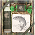 Bohemia Gifts Pro rybáře sprchový gel 200 ml + ručně vyráběné mýdlo 30 g + dekorační kachlík s potiskem 10 x 10 cm, kosmetická sada