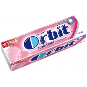 Wrigleys Orbit BubbleMint žvýkačky bez cukru dražé 1/10