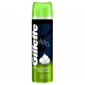 Gillette Classic Lemon Lime pěna na holení pro muže 200 ml