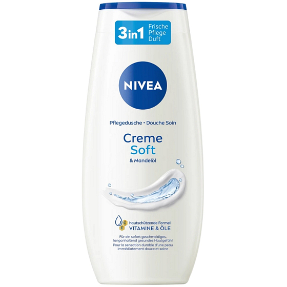 Nivea Creme Soft sprchový gel základní péče 250 ml