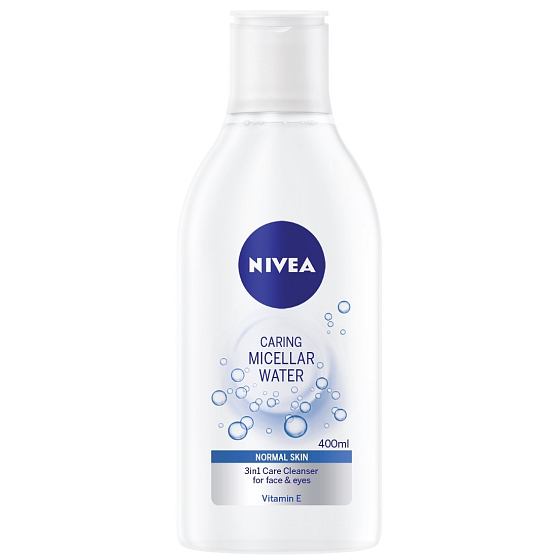 Nivea Caring Micellar Water osvěžující pečující micelární voda pro normální až smíšenou pleť 400 ml