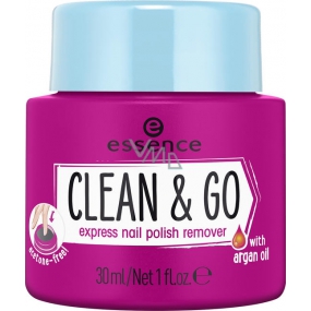Essence Clean & Go Express Nail Polish Remover odlakovač na nehty 30 ml