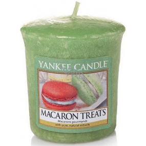 Yankee Candle Macaron Treats - Makronky vonná svíčka votivní 49 g