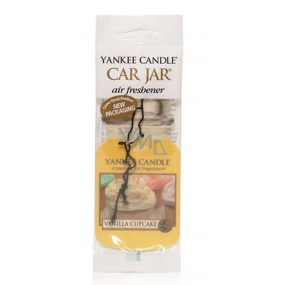 Yankee Candle Vanilla Cupcake - Vanilkový košíček Classic vonná visačka do auta papírová 12 g