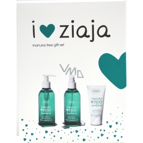 Ziaja Manuka Tree denní krém 50 ml + mycí gel 200 ml + adstringentní tonik 200 ml, kosmetická sada